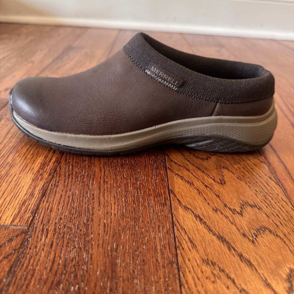 Merrell Encore Nova 5 FloatPro Women's 6 Brown Espresso Leather Clog Comfort - Picture 6 of 11